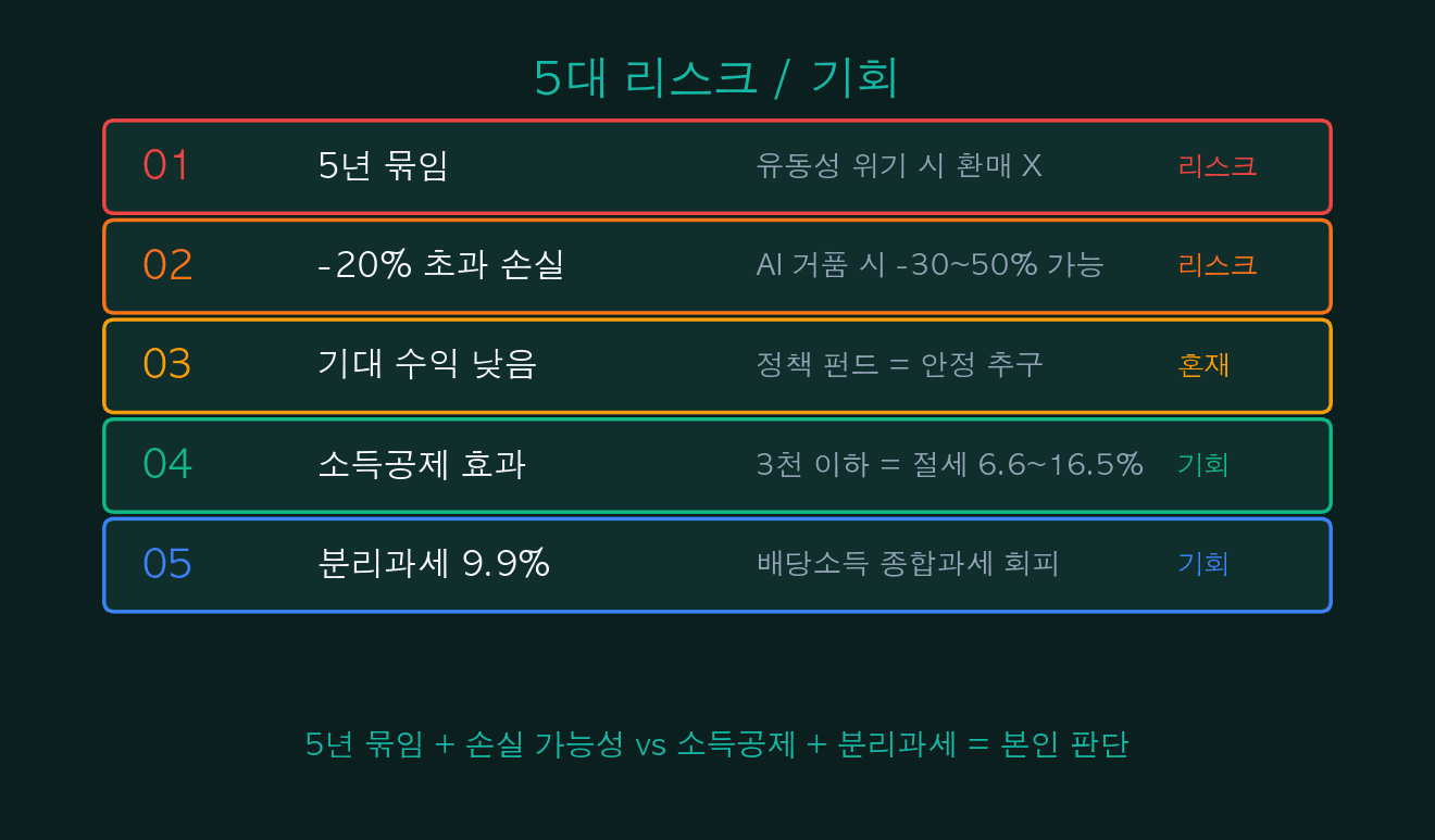 5대 리스크 / 기회