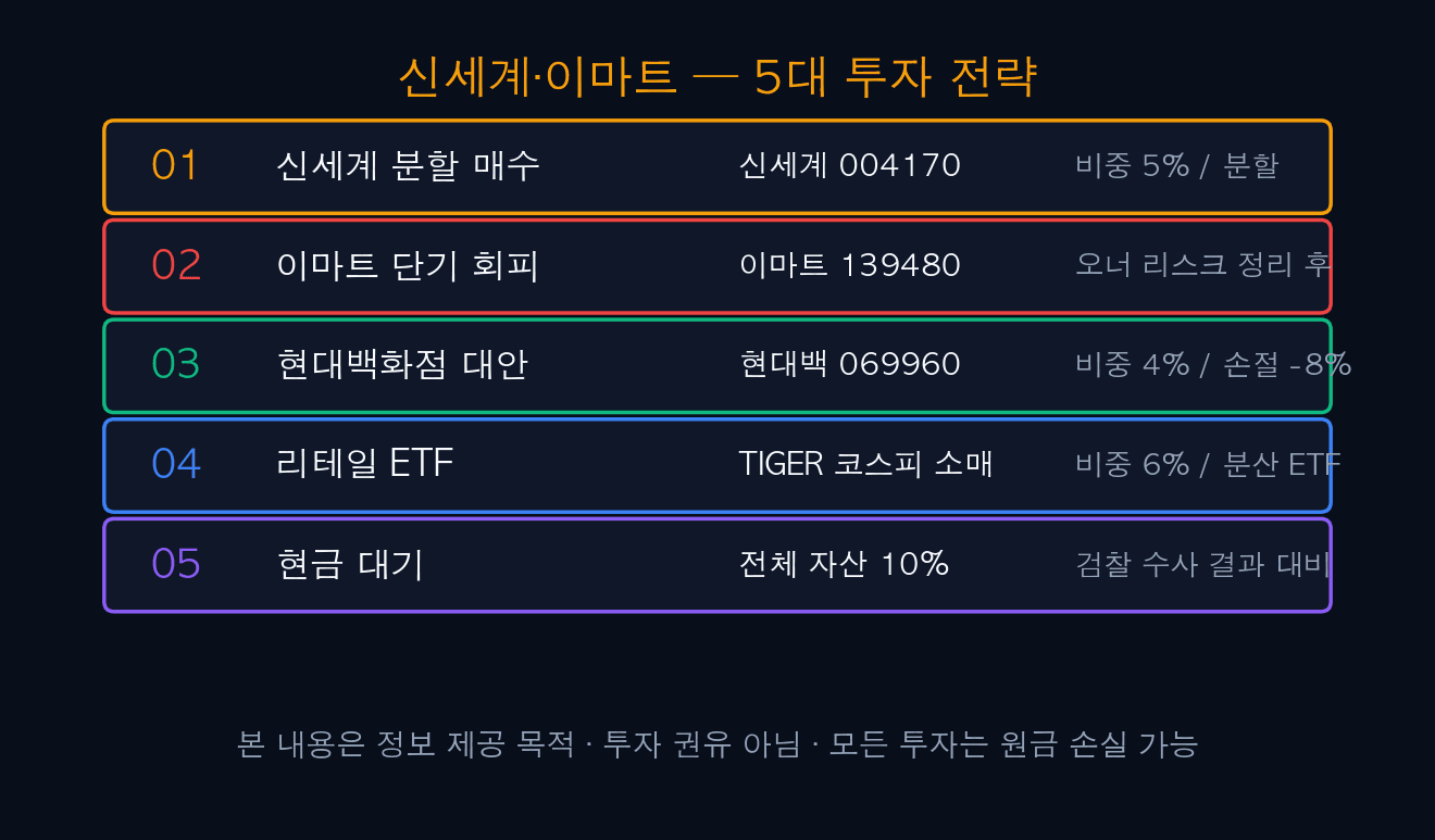 Shinsegae Stock 5 strategies